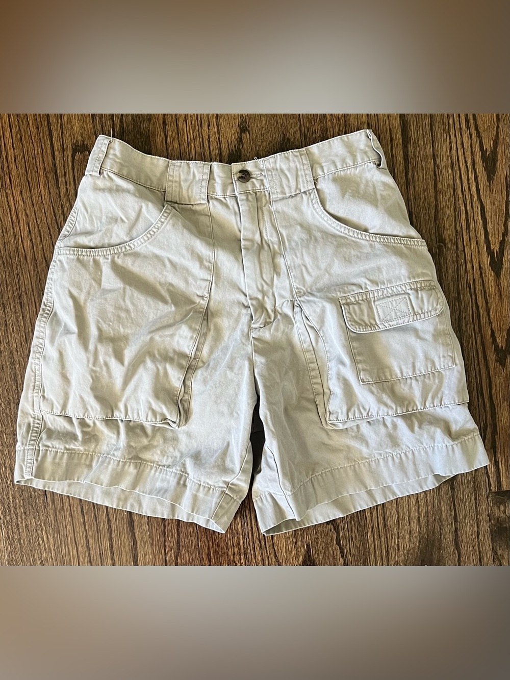 Eddie Bauer Women's Cargo Shorts in Light Beige
